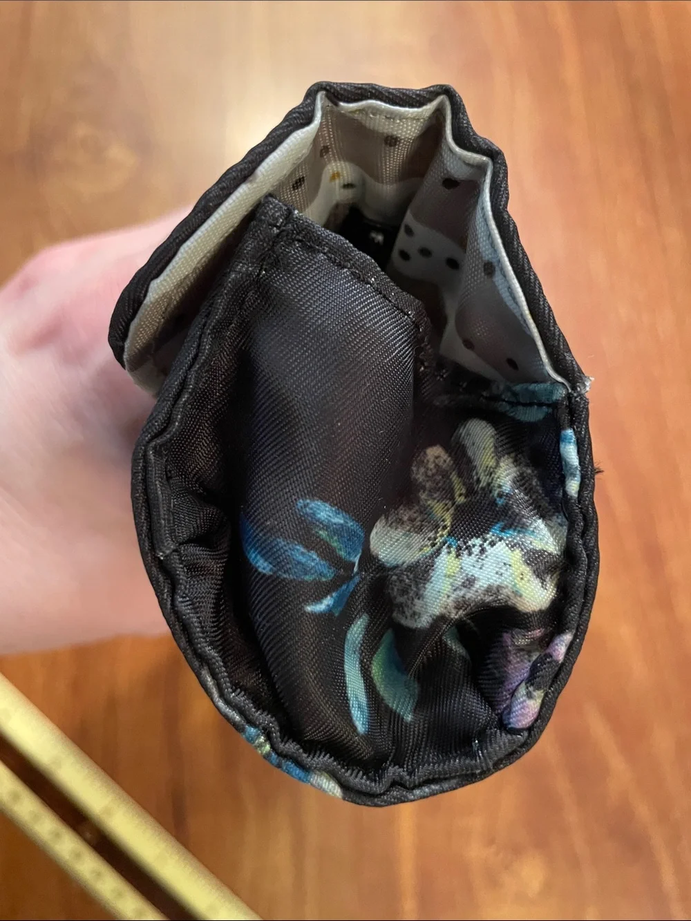 lug Black Floral Roll-Up Jewelry Case or makeup case?